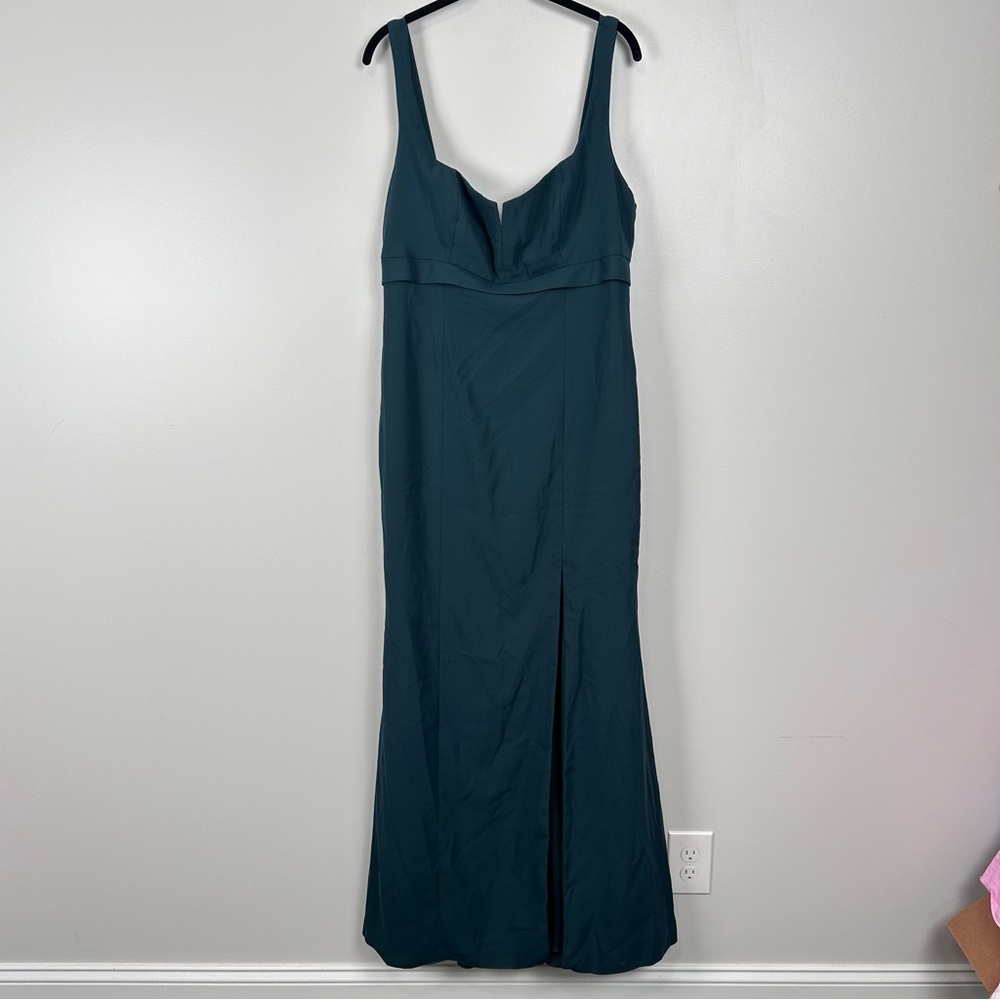 After Six Style 6838 Empire Waist Dress Size 14 - Picture 5 of 9